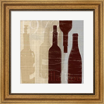 Framed Bordeaux I Print