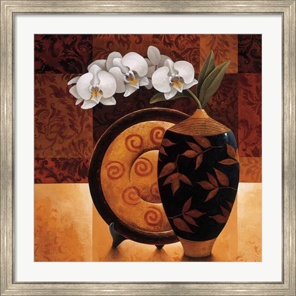 Framed Orqudea Linda II Print