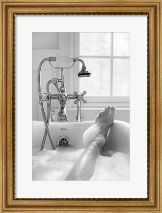 Framed Bubble Bath II Print