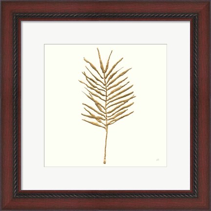 Framed Gilded Palm VI Print