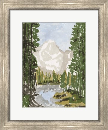 Framed Mountain Retreat 2 Print