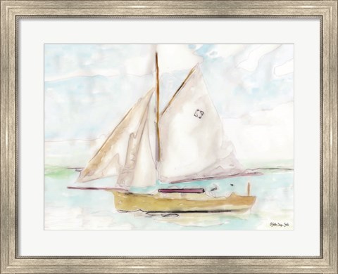 Framed Sailing 2 Print