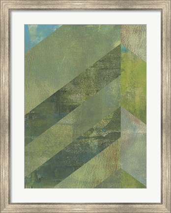 Framed Emerald Canopy I Print