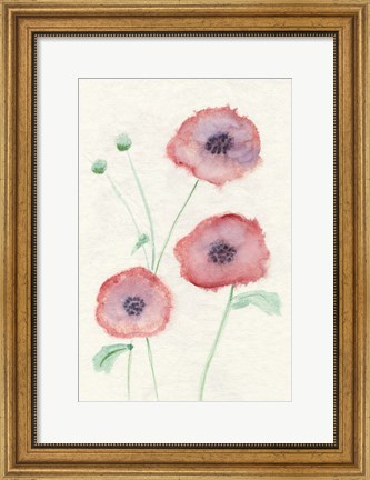 Framed Petite Fleur I Print