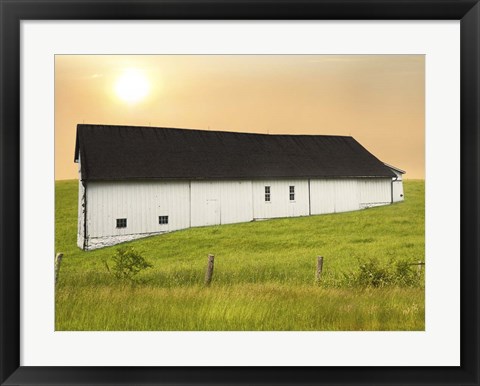 Framed Barn Scene XIV Print