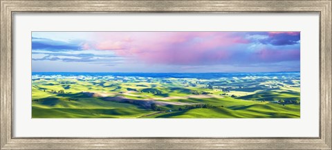 Framed Farmscape Panorama II Print