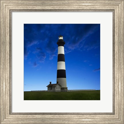 Framed Lighthouse at Night III Print