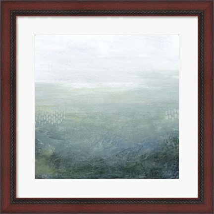 Framed Lighthouse Mist II Print