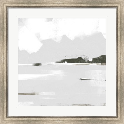 Framed Coastal Haze I Print