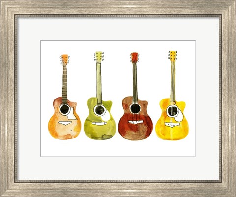 Framed String Band II Print