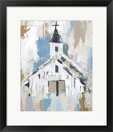 Framed Sunday Chapel I Print