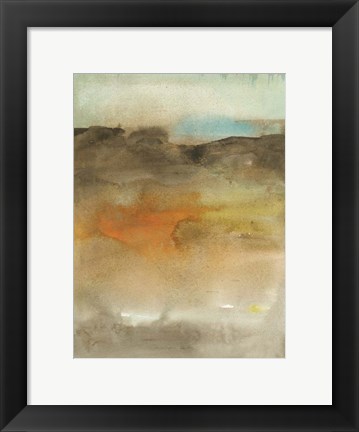 Framed Sky &amp; Desert I Print