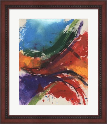 Framed Primary Splash I Print