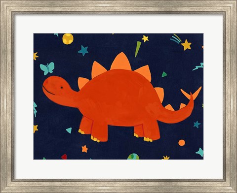 Framed Starry Dinos VI Print