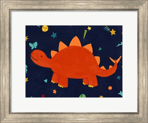 Framed Starry Dinos VI Print