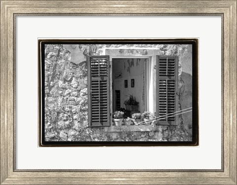 Framed Window View Print