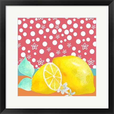 Framed Lemon Inspiration I Print