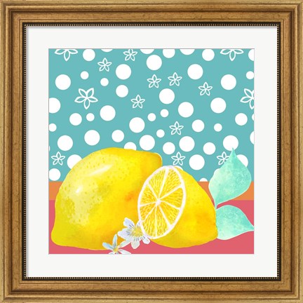 Framed Lemon Inspiration II Print