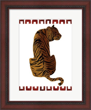 Framed Asian Tiger II Print