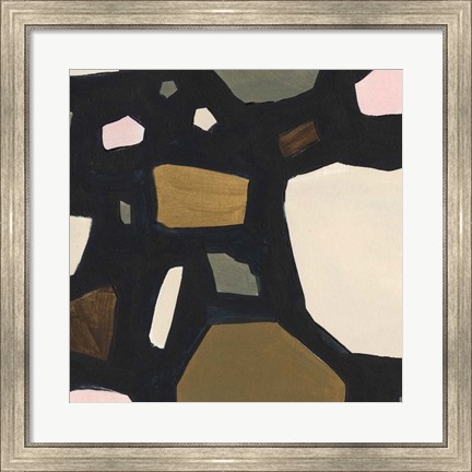 Framed Terrazzo Shards V Print