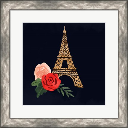 Framed Oui Oui Glam II Print