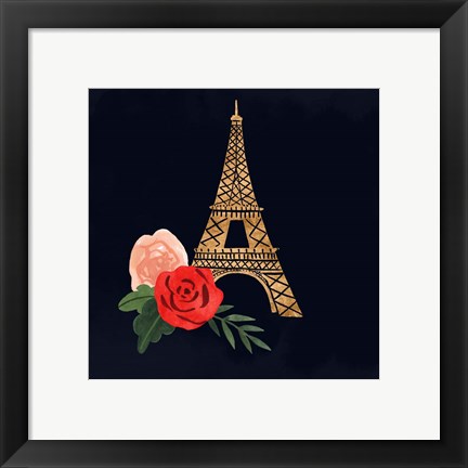 Framed Oui Oui Glam II Print