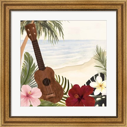 Framed Aloha I Print