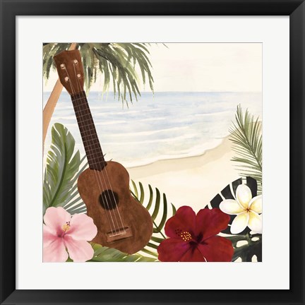 Framed Aloha I Print