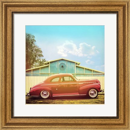 Framed Vintage Ride II Print