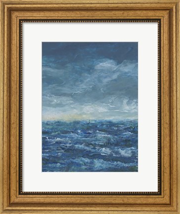 Framed Dark Seas II Print