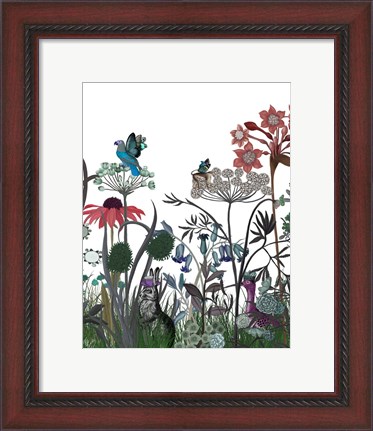 Framed Wildflower Bloom, Rabbit Print