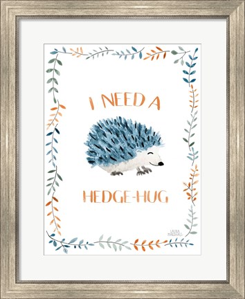 Framed Woodland Whimsy X Hedge-Hug Print