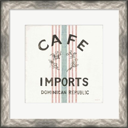 Framed Wake Me Up Coffee Sack II Print