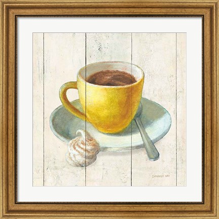 Framed Wake Me Up Coffee IV Print