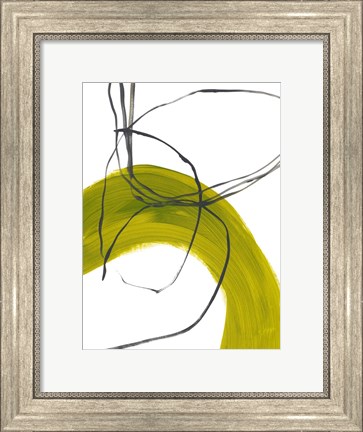 Framed Citron Fusion No. 1 Print