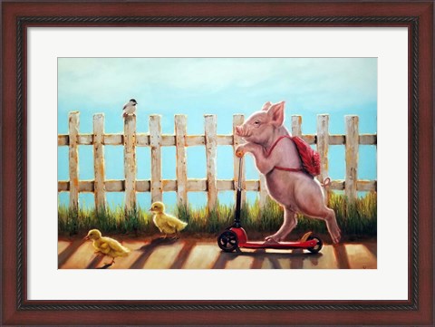 Framed Summer Stroll Print