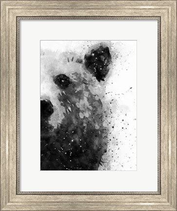 Framed Bear At Attention Print