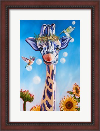 Framed Friends In High Places Print