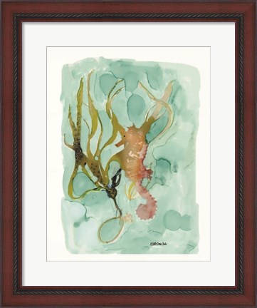 Framed Seahorse 2 Print