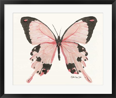 Framed Butterfly 1 Print