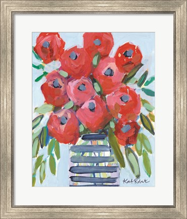 Framed April Showers Give Me Flowers Print