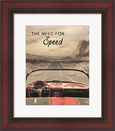 Framed Need for Speed Print