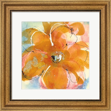 Framed Amber Wash II Print