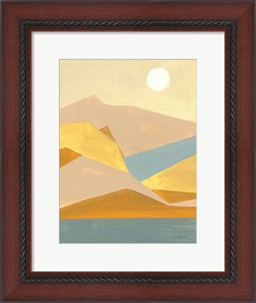 Framed Retro Abstract I Print