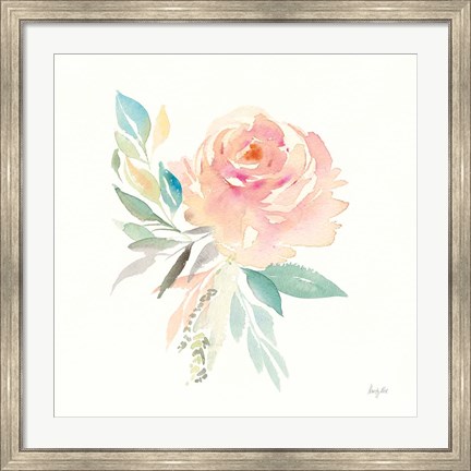 Framed Watercolor Blossom III Print