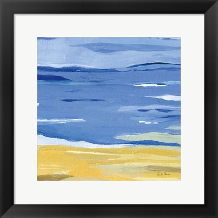 Framed Coastal Abstract Print