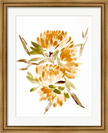 Framed Farmhouse Florals VII Print