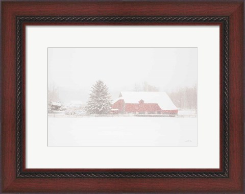 Framed Big Red Print