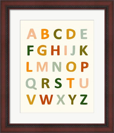 Framed ABC 123 I Print