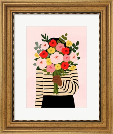 Framed Darling Valentine I Print